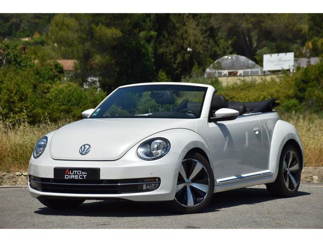 Volkswagen Coccinelle NOUVELLE Cabriolet 1.4 16V TSI - 160 - B BLANC de 2013