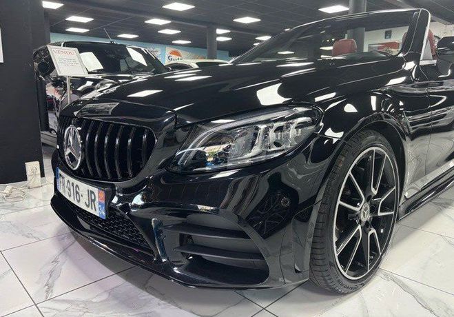 Mercedes Classe C 220d cabriolet AMG Noir de 2019