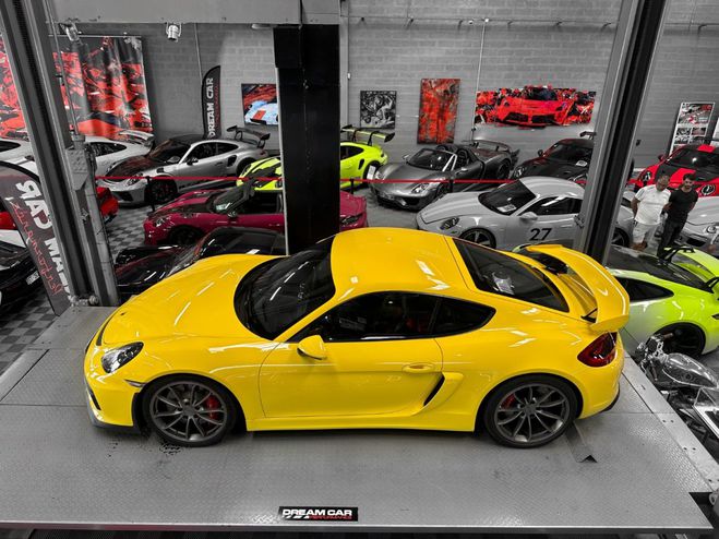 Porsche Cayman 981 GT4 CLUBSPORT jaune de 2016