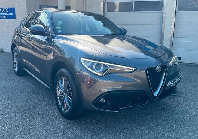 Alfa romeo Stelvio 2.2 Diesel 180ch Lusso Q4 AT8 Gris de 2018