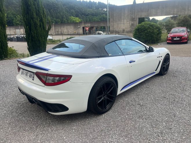 Maserati Grancabrio 4.7S V8 460cv boite ZF MC Stradale blanc de 2016