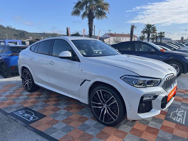 BMW X6 3.0 DA 265 PACK M SPORT TOE Blanc de 2020