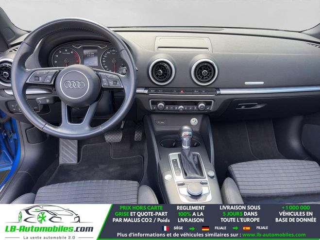Audi A3 TFSI  150 BVA Bleu de 2018