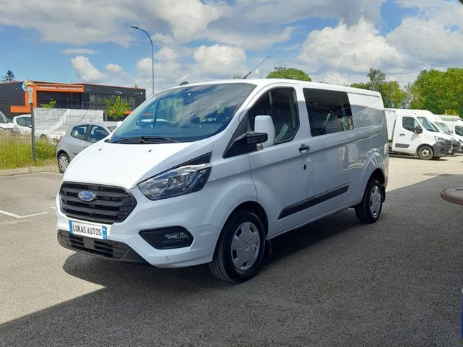 Ford Transit CUSTOM CABINE APPROFONDIE 6 PLACES L2H1  Blanc de 2022