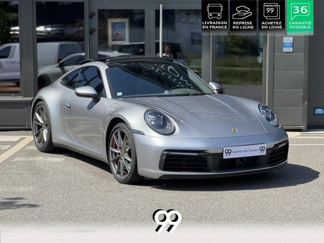 Porsche 911 COUPE CARRERA S TOIT OUVRANT PACK SPORT  GRIS CLAIR de 2019