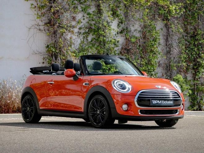 Mini Cabrio Cooper 136ch BVA7 Euro6d-T Solaris Orange de 2018