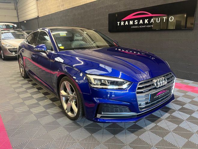 Audi A5 Sportback V6 3.0 TDI 218 CV S tronic 7 Q Bleu de 2017