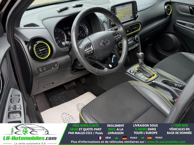 Hyundai Kona 1.6 T-GDi 177 BVA Noir M�tallique de 2019