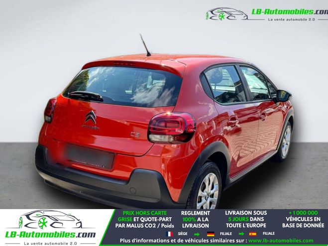 Citroen C3 PureTech 82 BVM Orange M�tallique de 2017