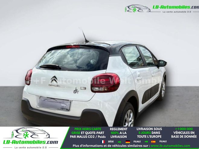 Citroen C3 PURE TECH 82 BVM Blanc de 2018