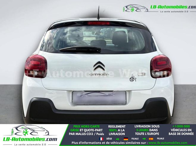 Citroen C3 PURE TECH 82 BVM Blanc de 2018