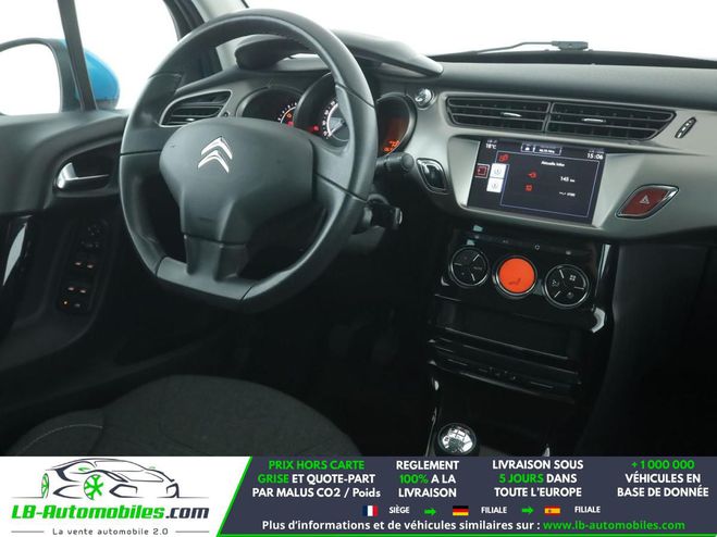 Citroen C3 PureTech 82 BVM Bleu M�tallique de 2016