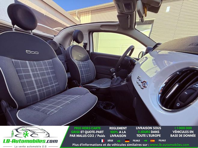 Fiat 500 1.2 69 ch BVM Blanc M�tallique de 2018