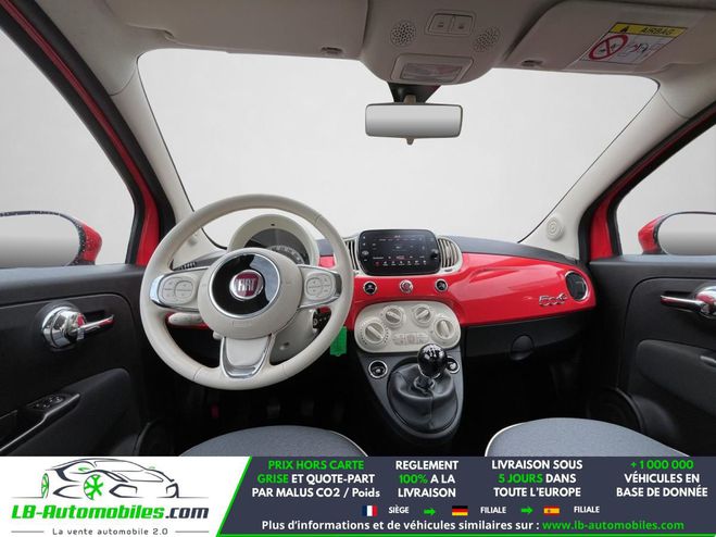 Fiat 500 1.2 69 ch BVM Rouge de 2019