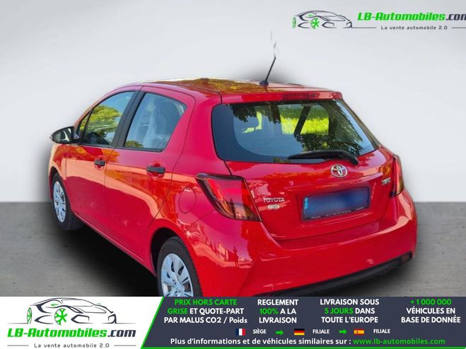 Toyota Yaris 69 VVT-i BVM Rouge de 2016