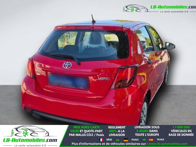 Toyota Yaris 69 VVT-i BVM Rouge de 2016