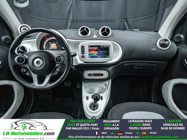 Smart Fortwo 0.9 90 ch  BVA Bleu M�tallique de 2016