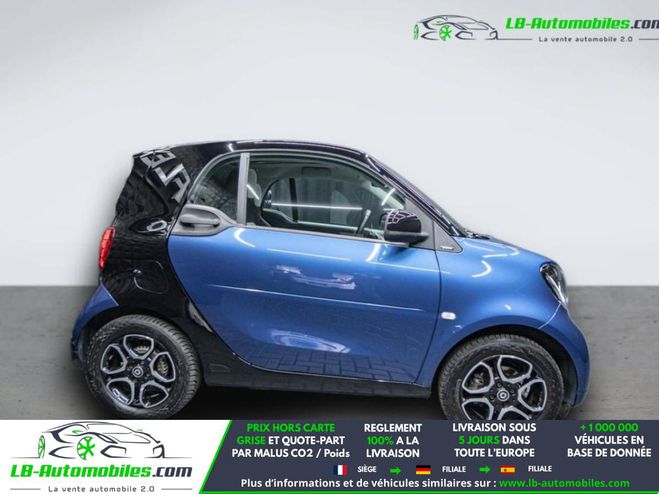 Smart Fortwo 0.9 90 ch  BVA Bleu M�tallique de 2016