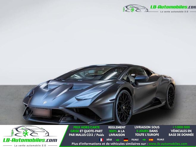 Lamborghini Huracan STO 5.2 V10 640 RWD LDF7 Noir Mate de 2021