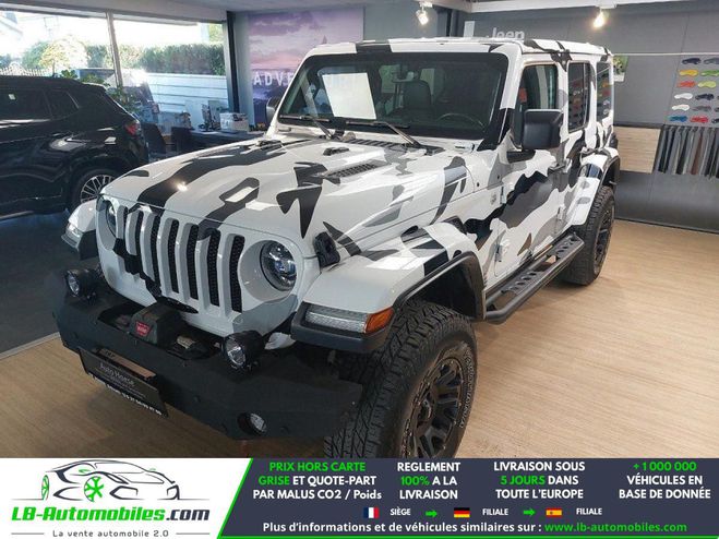 Jeep Wrangler Unlimited 2.0 l T 272 ch 4x4 BVA Blanc de 2019