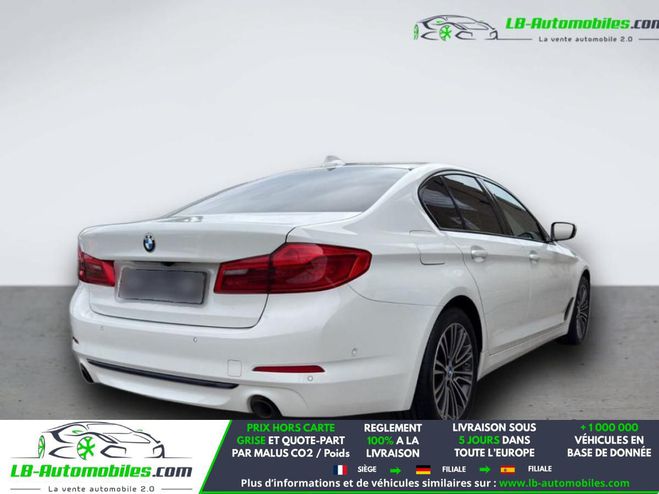 BMW Serie 5 530e 252 ch BVA Blanc de 2019