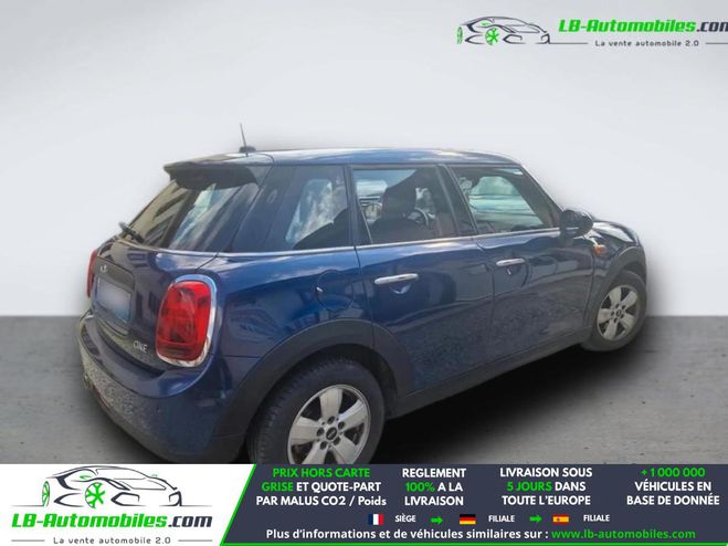 Mini Cabrio One 102 ch BVM Bleu M�tallique de 2015