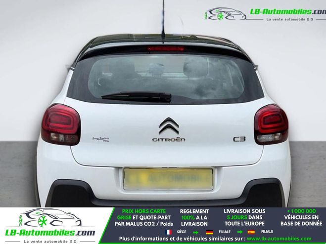 Citroen C3 PureTech 82 BVM Blanc de 2018