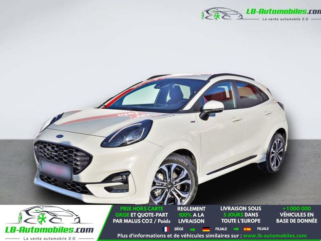 Ford Puma 1.0 EcoBoost 125 ch mHEV BVM Blanc M�tallique de 2020