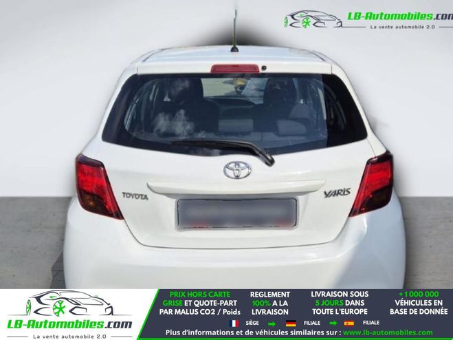 Toyota Yaris 69 VVT-i BVM Blanc de 2016
