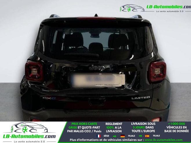 Jeep Renegade 1.3 190 ch PHEV BVA 4xe eAWD Noir M�tallique de 2021