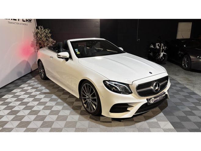 Mercedes Classe E 220d Sportline Cabriolet 9G-Tronic - Sui BLANC de 2018