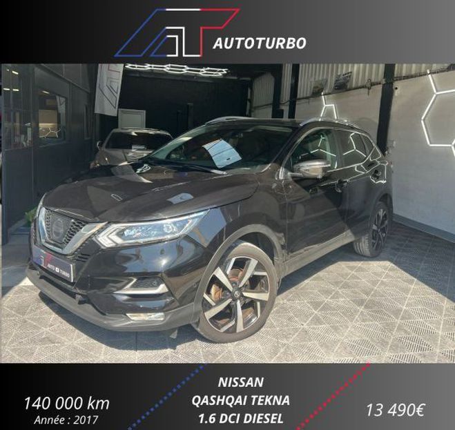 Nissan Qashqai 1.6 DCI 130CH TEKNA Noir de 2017