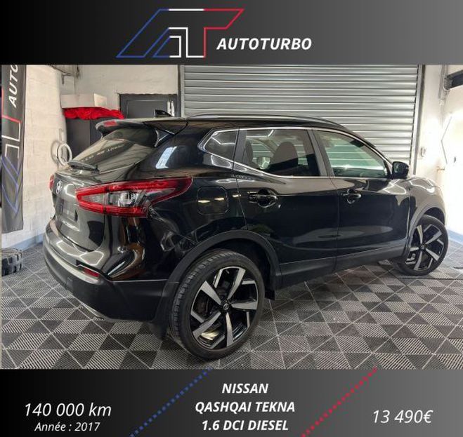 Nissan Qashqai 1.6 DCI 130CH TEKNA Noir de 2017
