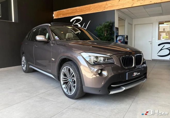 BMW X1 25i 220cv XDRIVE BVA LUXE Marron de 2010