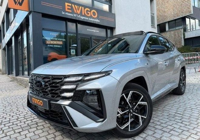 Hyundai Tucson 1.6 t 215h hev n-line executive-susp pil Gris de 2025