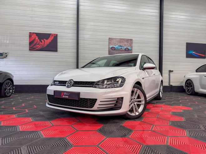 Volkswagen Golf 7 GTD 2.0 TDI BlueMotion 184 BVM6 / Suiv BLANC de 2013