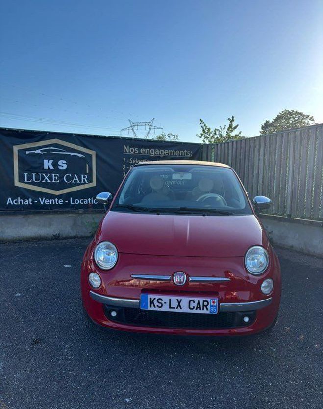 Fiat 500 C 0.9 T TwinAir Lounge Stop & Start 84 C Rouge de 2011