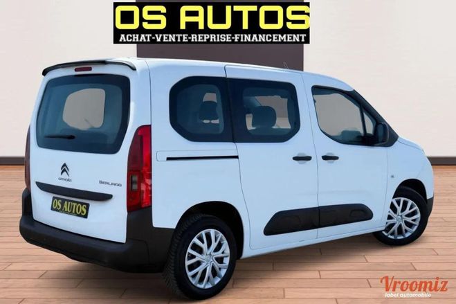 Citroen Berlingo III M 1.5 BLUEHDI 100 CH (5 cv) BVM5 - B Blanc de 2018