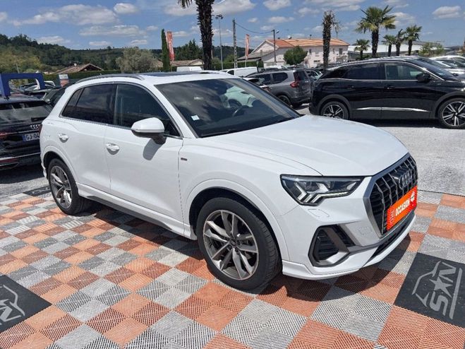Audi Q3 35 TDI 150 S-Tronic7 S LINE JA19 Matrix  Blanc de 2020