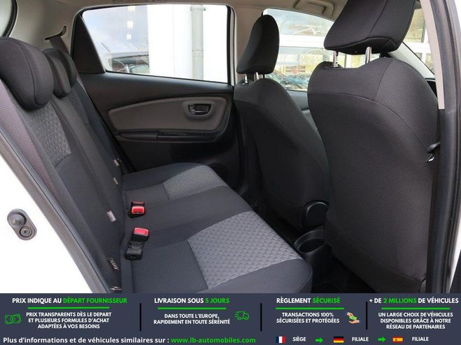 Toyota Yaris 70 VVT-i BVM Blanc de 2017