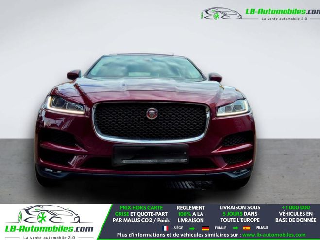 Jaguar F Pace 3.0 D - 300 ch AWD BVA Rouge M�tallique de 2016