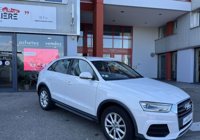 Audi Q3 2.0 TDI Phase 2 ultra 150 cv Ambiante Blanc de 2015