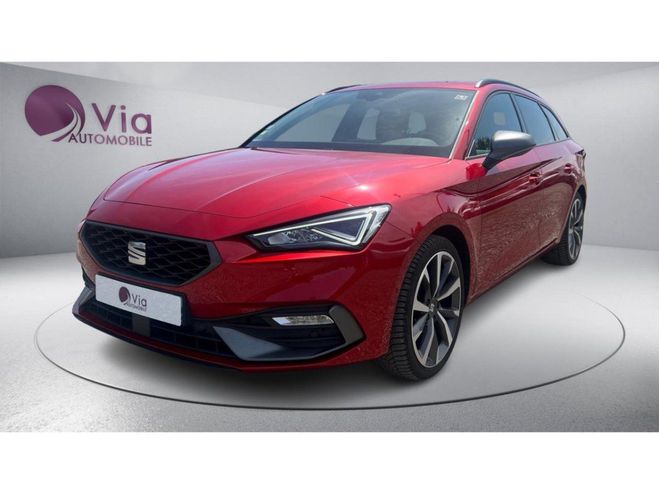 Seat Leon Sportstourer BREAK FR 2.0 TDI 150 BVA -  ROUGE FONCE de 2022