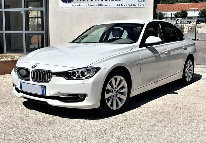 BMW Serie 3 VI (F30) 320i 184ch Modern Blanc de 2012