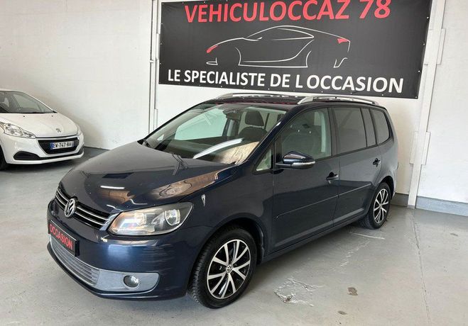 Volkswagen Touran 1.6 tdi 105 cv confortline 5 places 08-2 Bleu de 2011