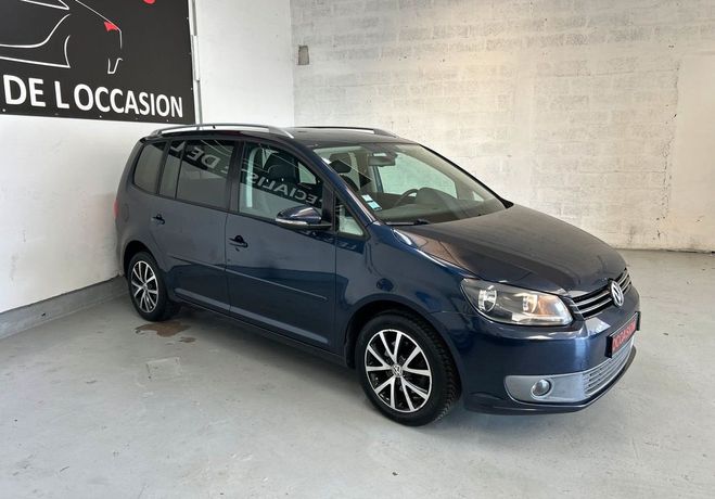 Volkswagen Touran 1.6 tdi 105 cv confortline 5 places 08-2 Bleu de 2011