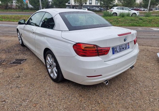BMW Serie 4 Cabriolet I (F33) 435iA 306ch Luxury Blanc de 2014