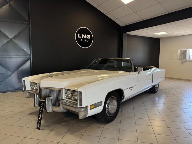 Cadillac Eldorado Cabriolet 1971 V8 500Ci 8.2l 365cv BVA Blanc de 1971