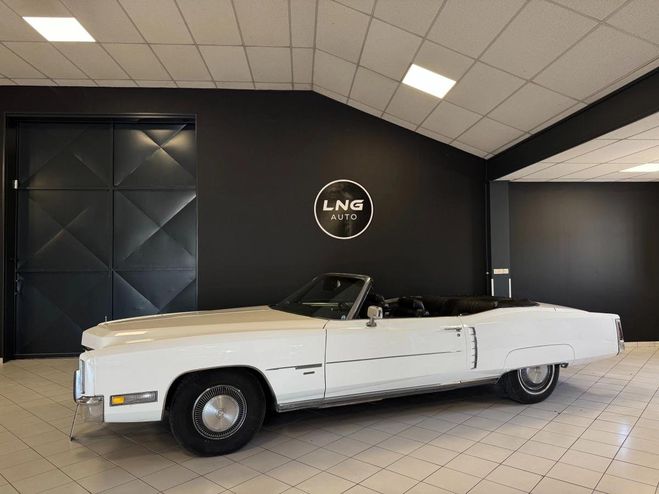 Cadillac Eldorado Cabriolet 1971 V8 500Ci 8.2l 365cv BVA Blanc de 1971
