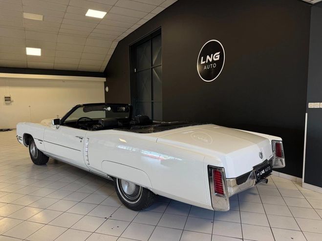 Cadillac Eldorado Cabriolet 1971 V8 500Ci 8.2l 365cv BVA Blanc de 1971